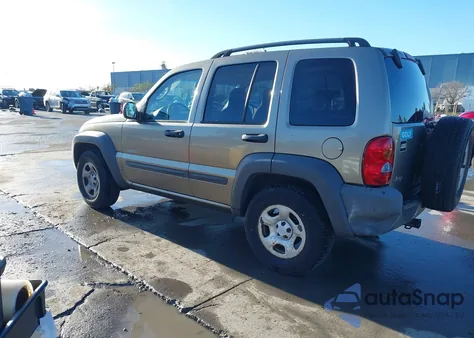 2004 Jeep Liberty Sport from USA, damaged, VIN 1J4GK48K44W329111